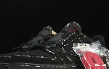 x Low Travis Phantom" Scott "Black Air  Jordan 1 DM7866-001 0425